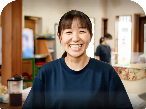 笑顔のスタッフ